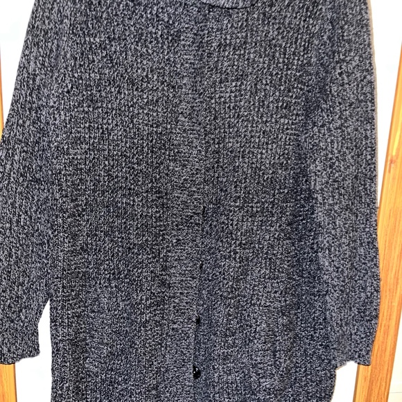Old Navy Women’s Gray Lambswool Blend Snap Button Sweater Cardigan Sz-XL - Picture 4 of 10